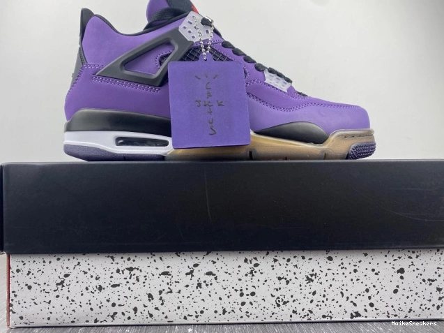 MaikeSneakers 766296 4 Family) Travis Retro and Scott LN4 (Friends Purple Jordan 0731